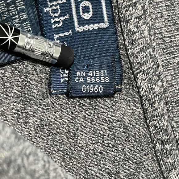 VTG Polo Ralph Lauren Sweater Mens Large Grey Cardigan Shawl Collar Cozy Preppy - Picture 5 of 11